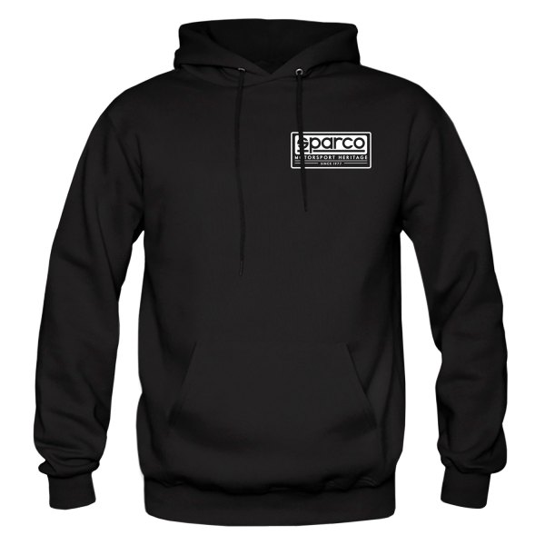 Sparco® - Men's Heritage X-Large Black Sweatshirt