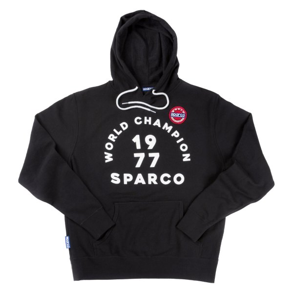 Sparco® - Men's 77 Series Small Black Sweatshirt