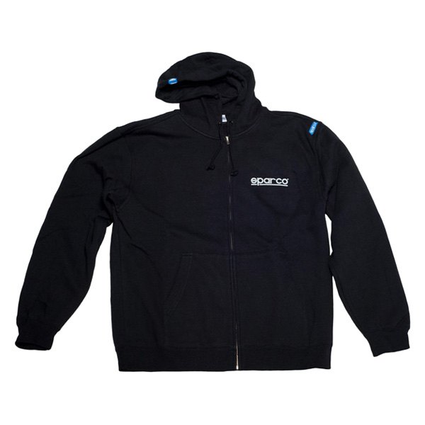 Sparco® - Men's WWW XX-Large Black Zip-Up Sweatshirt