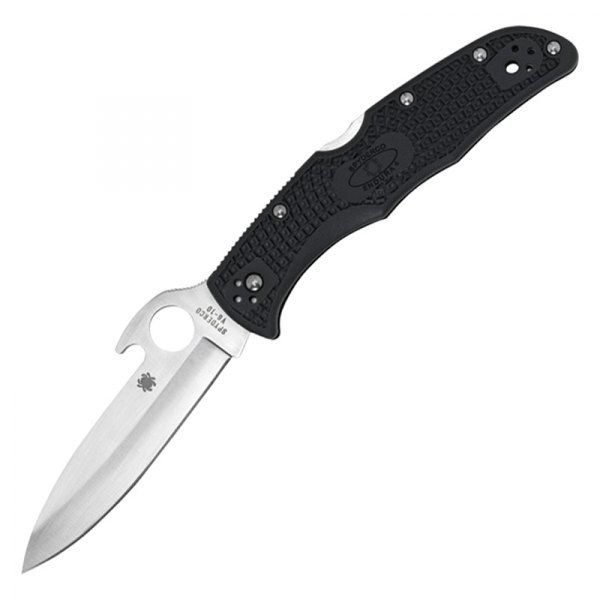 Spyderco® - Endura™ 4 Emerson 3.812" Drop Point Grey FRN Handle Folding Knife