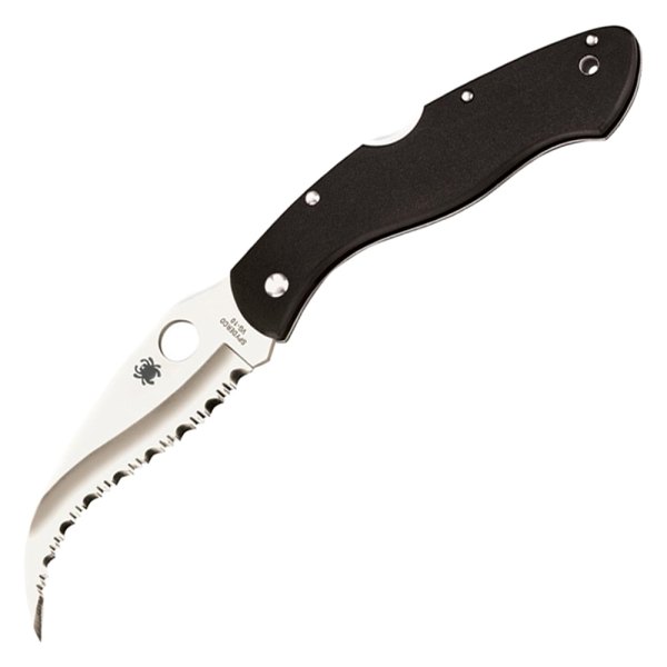 Spyderco® - Civilian™ 4.125" Kerambit Fully Serrated Folding Knife