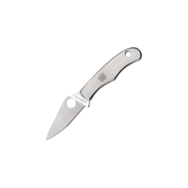 Spyderco® - Bug™ 1.26" Silver Clip Point Folding Knife