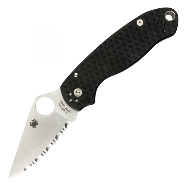 Spyderco® - Para™ 3 2.95" Silver Clip Point Folding Knife