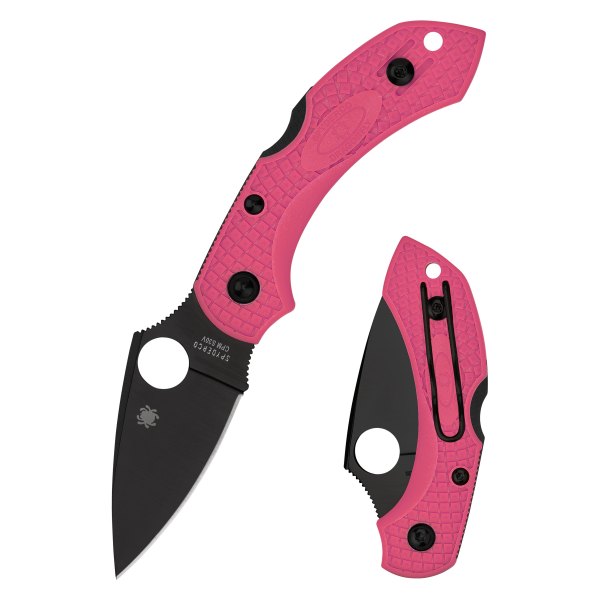 Spyderco® - Dragonfly 2™ 2.28" Black Pink FRN Handle Knife