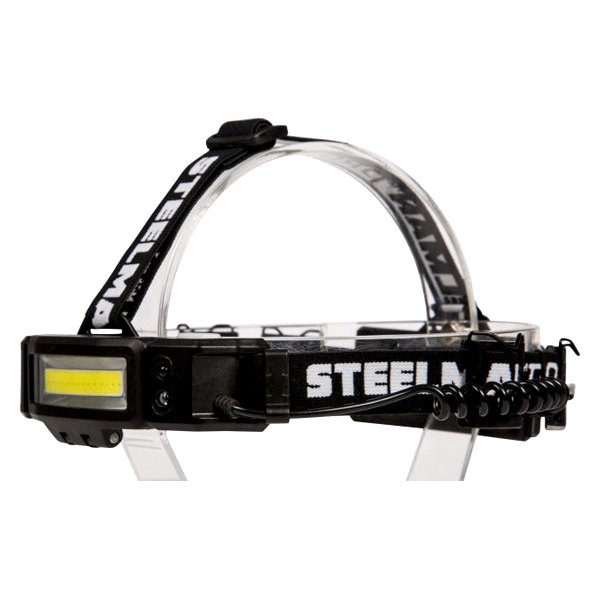 Steelman® - Pro™ 200 lm Slim Profile COB Black LED Headlamp