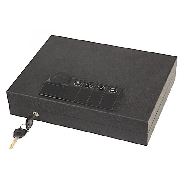 SureLock® - Quicktouch Vault 100 Series Digital 2.56" x 11.81" x 9.06" Black Steel Digital Lock Gun Safe