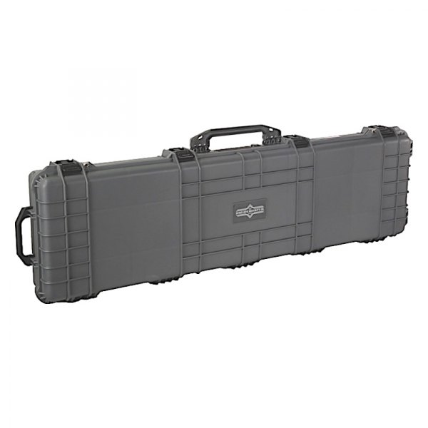 SureLock® - Renegade Series 53" L x 16" D x 6" H Black Reinforced Polypropylene Waterproof Hard Double Gun Case