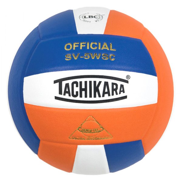 Tachikara® - SV-5WSC Orange/White/Royal Volleyball Ball