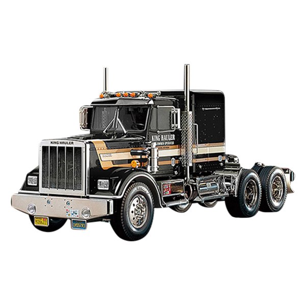 14 Scale 2WD Electric Black Semi Truck. 