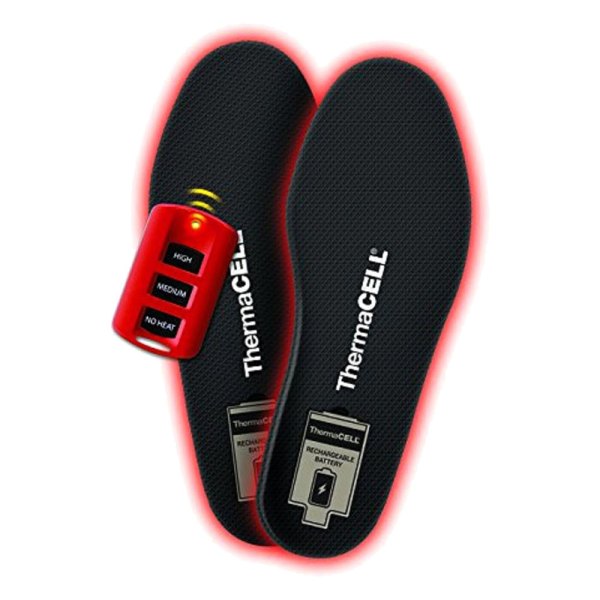 Thermacell® - ProFLEX™ 1 Pair 3.5-5 (US Man Sizes) Black Heated Insoles