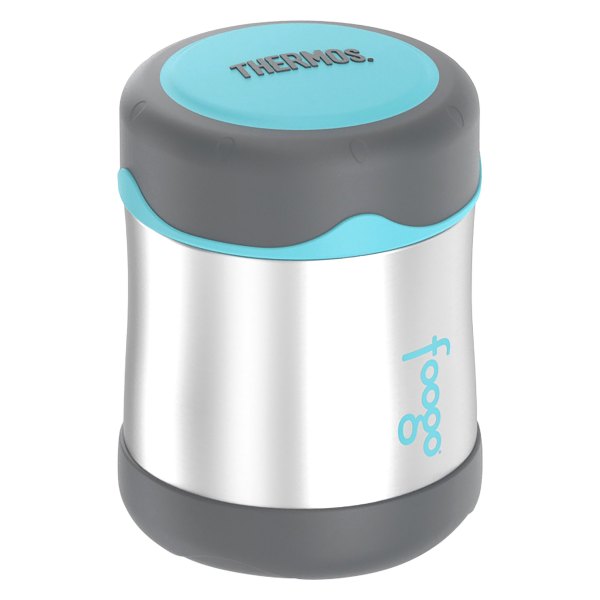 Thermos® - Foogo™ 10 oz. Charcoal/Teal Vacuum Insulated Food Jar