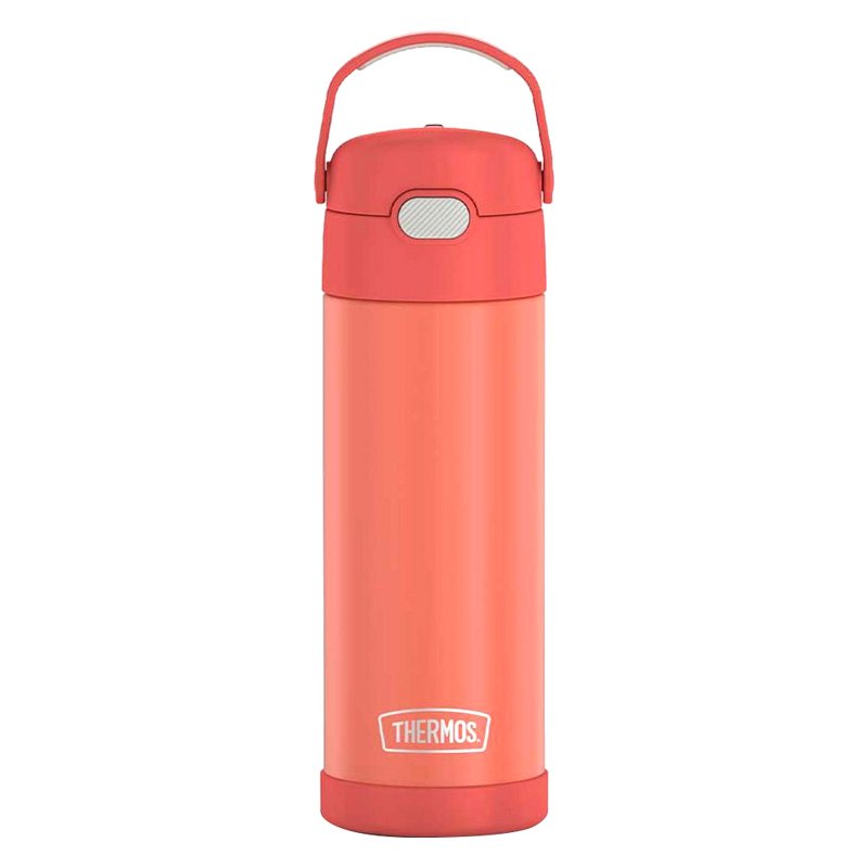 Thermos 16 oz. Kid's Funtainer Plastic Water Bottle w/ Spout Lid - Cool Gray