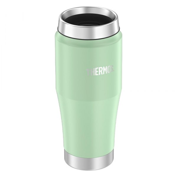 Thermos Tumbler, Travel, Stainless Steel, 16 Ounce