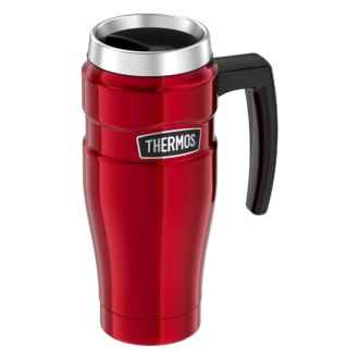 Thermos 16-ounce Stainless King Stainless Steel Compact Beverage, Matte  Stainless Steel 