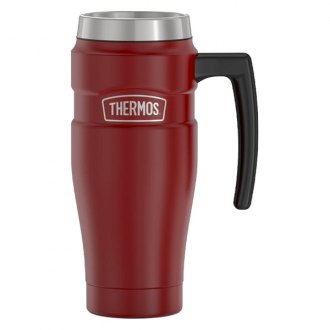 Thermos 16 oz. Stainless King Vacuum Insulated Coffee Mug - Rustic Red