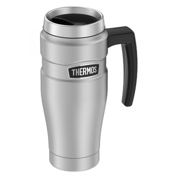 Thermos® SK1000MSTRI4 - Stainless King™ 16 fl. oz. Silver Stainless Steel Travel  Mug 