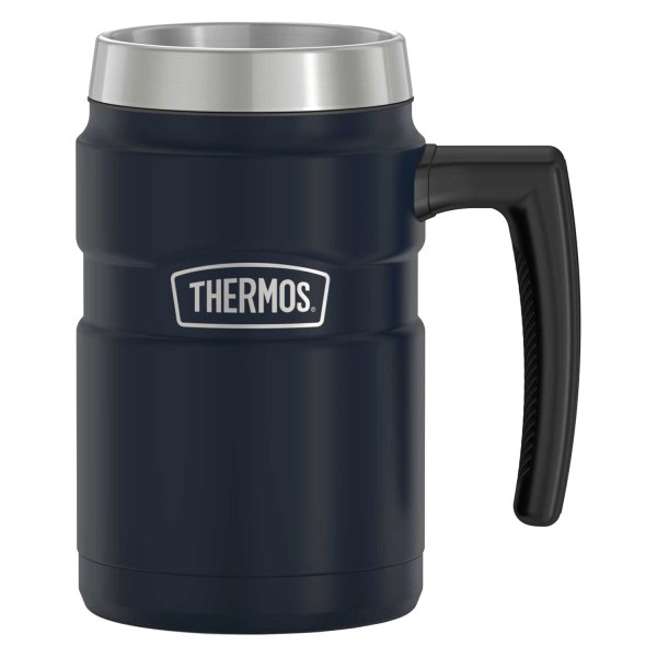 Thermos® - Stainless King™ 16 oz. Midnight Blue Stainless Steel Coffee Mug