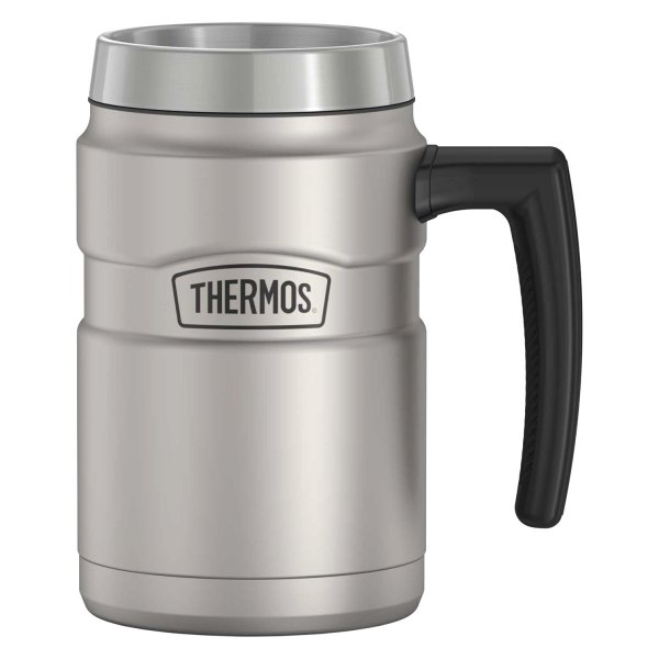Thermos® - Stainless King™ 16 oz. Matte Stainless Steel Coffee Mug