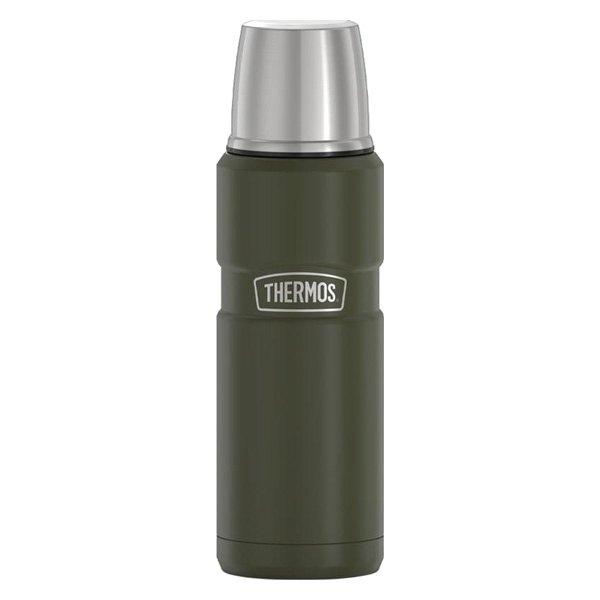 Thermos® - Stainless King™ 16 oz. Army Green Stainless Steel Beverage Bottle