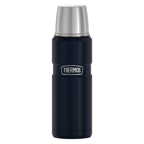Thermos® - Stainless King™ 16 oz. Midnight Blue Stainless Steel Beverage Bottle