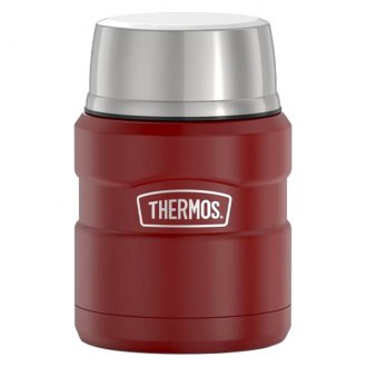 Thermos 470ml Stainless Steel Flask - Red