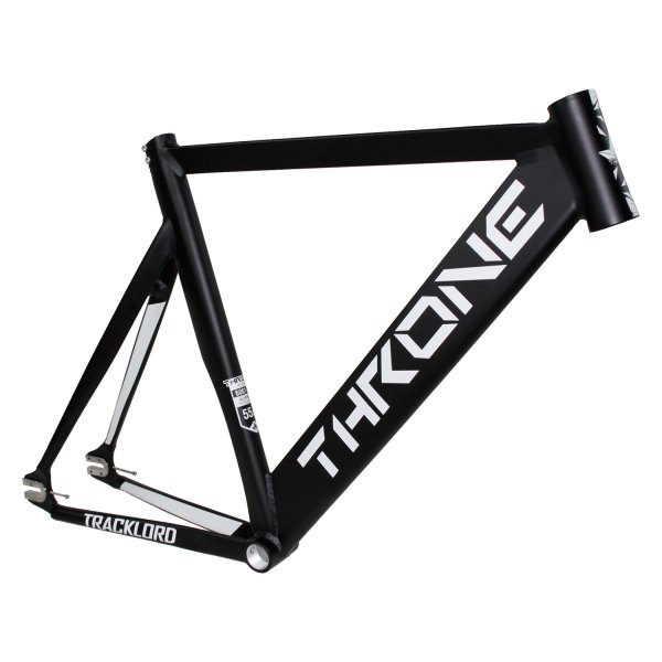 Throne Cycles® - Track Lord 49 cm ETT Matte Black Aluminum Frame