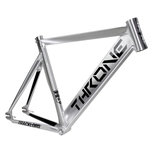 Throne Cycles® - Track Lord 49 cm ETT Polished Gray Aluminum Frame