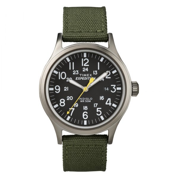 Timex® - Expedition™ Scout Green/Black Nylon Strap Watch