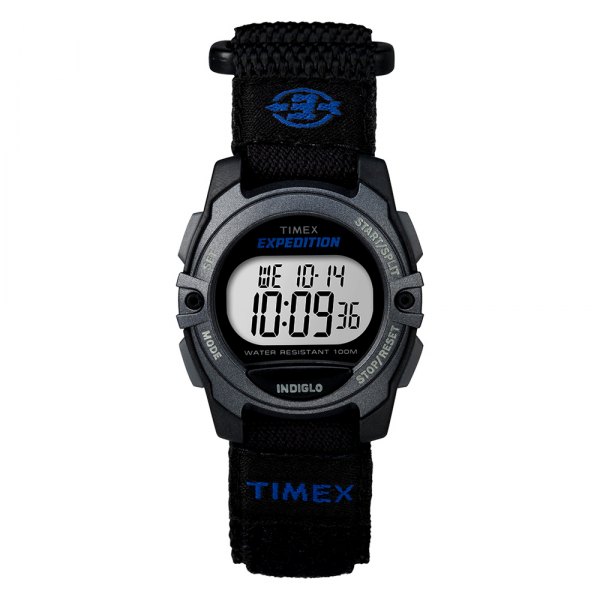 Timex® - Expedition™ Black/blue Resin Strap Watch