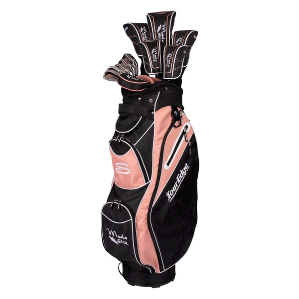Tour Edge Golf® - Women's 2020 Moda Silk Standard Black/Rose Gold Right Hand Complete Set