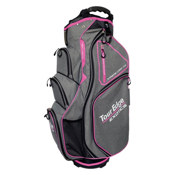 Tour Edge Golf® - Exotics Xtreme 7.0 Heath/Pink/White Cart Bag