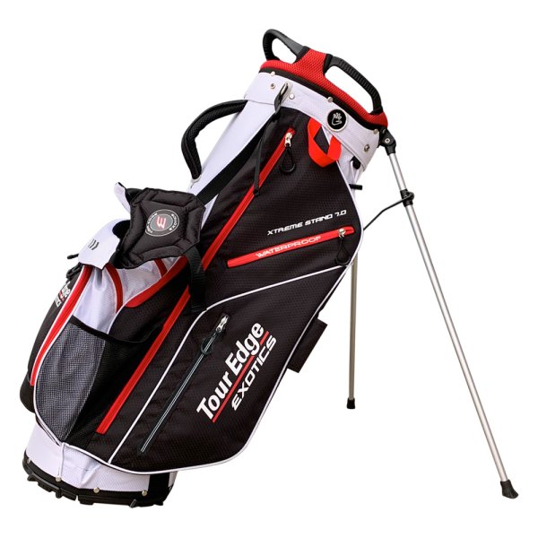 Tour Edge Golf® - Exotics Xtreme 7.0 Black/Red/White Stand Bag