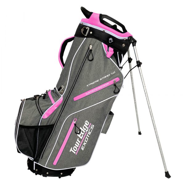 Tour Edge Golf® - Exotics Xtreme 7.0 Heath/Pink/White Stand Bag