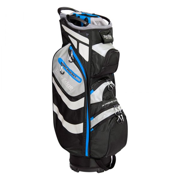Tour Edge Golf® - Hot Launch Xtreme 5.0 Black/Blue Cart Bag
