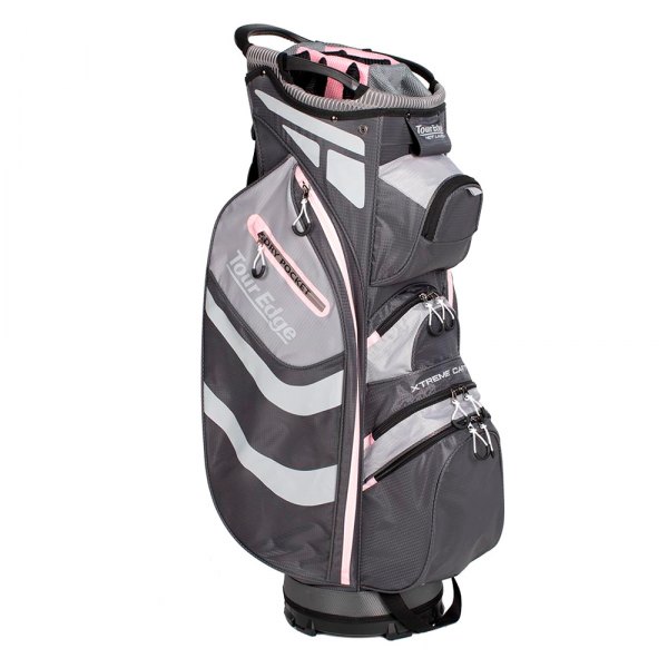 Tour Edge Golf® - Hot Launch Xtreme 5.0 Silver/Pixie Cart Bag