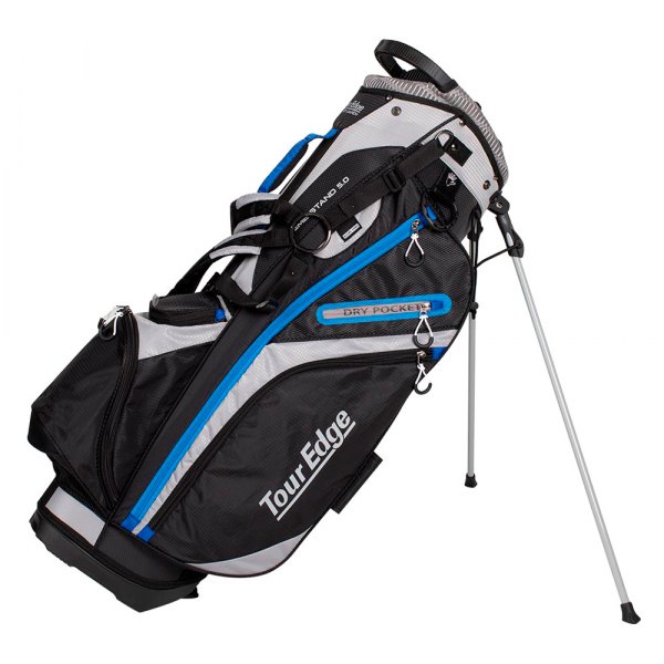 Tour Edge Golf® - Hot Launch Xtreme 5.0 Black/Blue Stand Bag