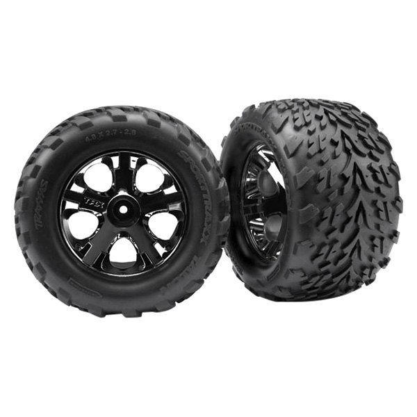 Traxxas® - Black All Star Wheels with Talon Tires