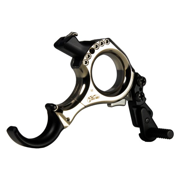 T.R.U. Ball® - Abyss Flex™ Large Black/Silver 3-Finger Thumb Trigger Release