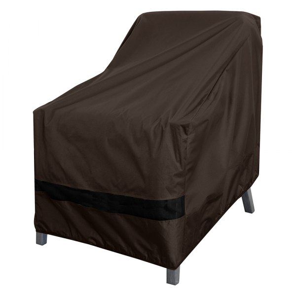 True Guard 100538856 600 Denier Premium Rectangular Brown Patio Lounge Chair Cover Recreationid Com