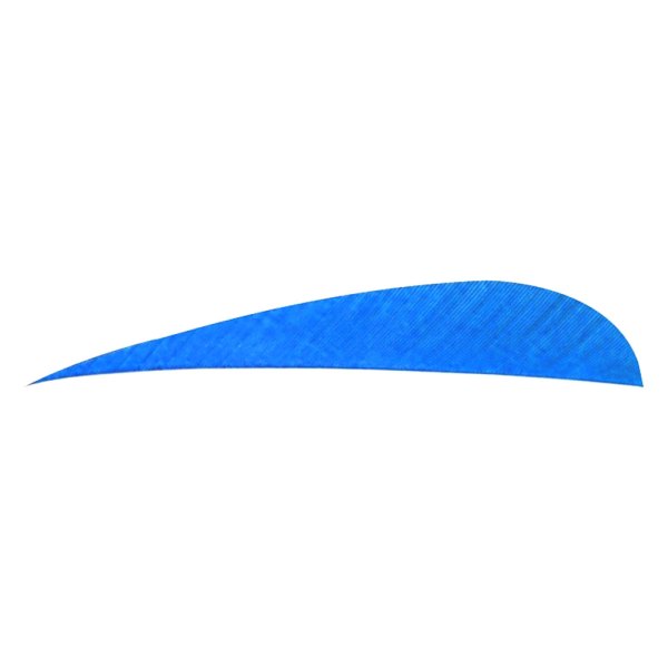 Trueflight® - 4" Blue Parabolic Right Wing Feathers