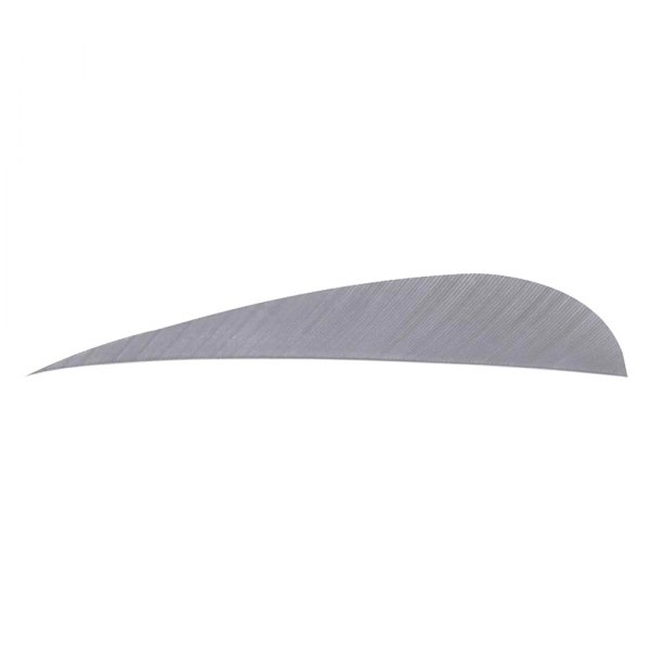 Trueflight® - 4" Gray Parabolic Right Wing Feathers