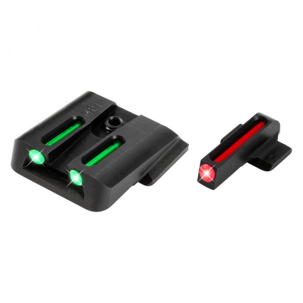 Truglo® - TFO™ S&W M&P/SD9/SD40 Red Front/Green Rear Fiber Optic Gun Sight Set