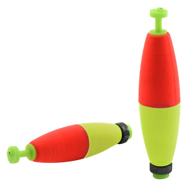 Ultra Fight® - 2.5" Red/Green Weighted Cigar Floats, 2 Pieces