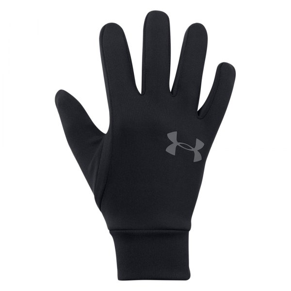 Under Armour® - Armour™ Liner 2.0 Medium Black/Graphite Knit/Plush Touch Wrist Gloves