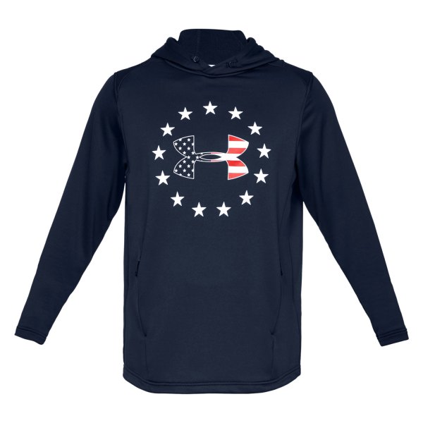 Under Armour® - Men's Freedom Tech™ Terry XX-Large Academy Pullover Hoodie