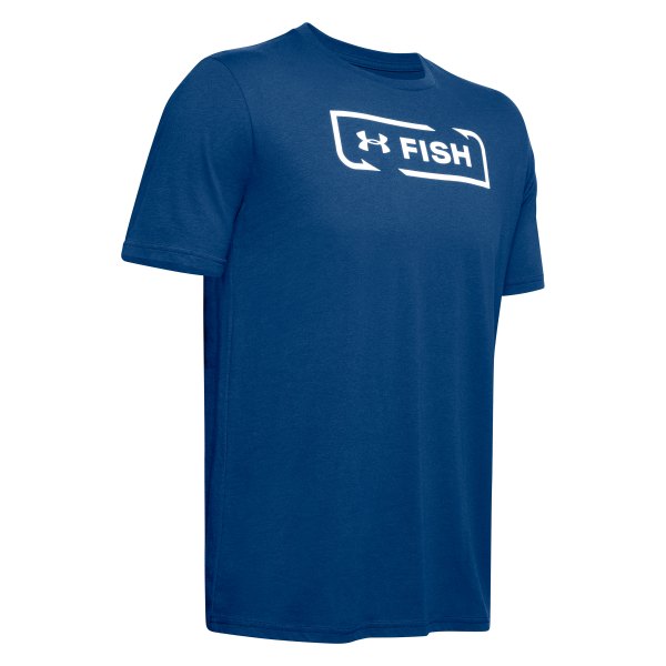 Under Armour® - Men's Fish Icon Large American Blue T-Shirt