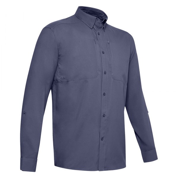 Under Armour® - Men's Tide Chaser 2.0 Large Blue Long Sleeve Shirt