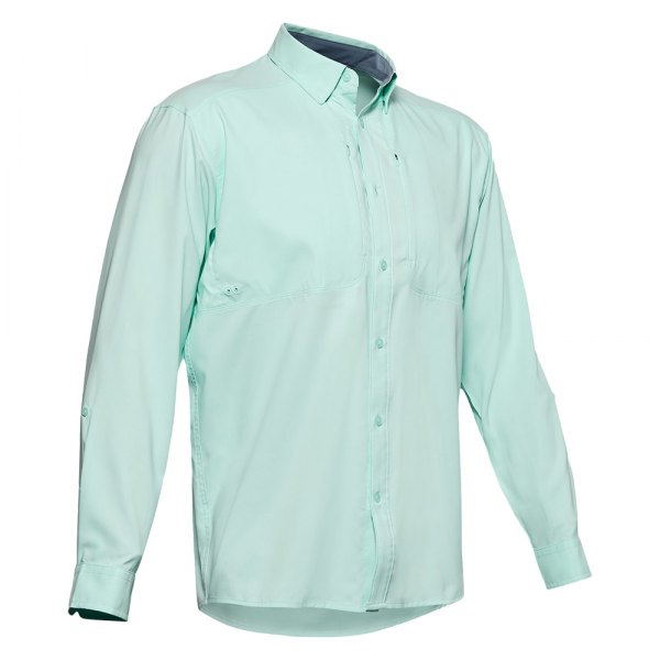 Under Armour® - Men's Tide Chaser 2.0 Small Aqua Float Long Sleeve Shirt