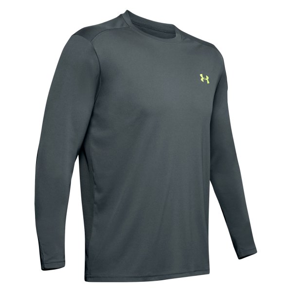Under Armour® - Men's Iso-Chill Shore Break Large Pitch Gray Long Sleeve T-Shirt