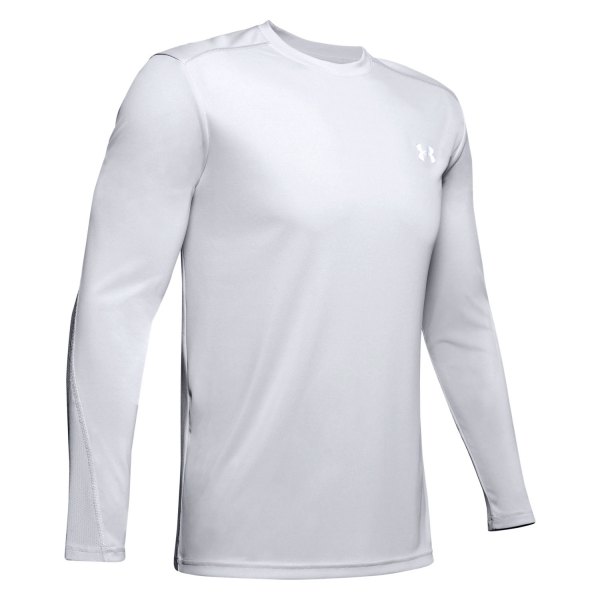 Under Armour® - Men's Iso-Chill Shore Break Large Halo Gray Long Sleeve T-Shirt
